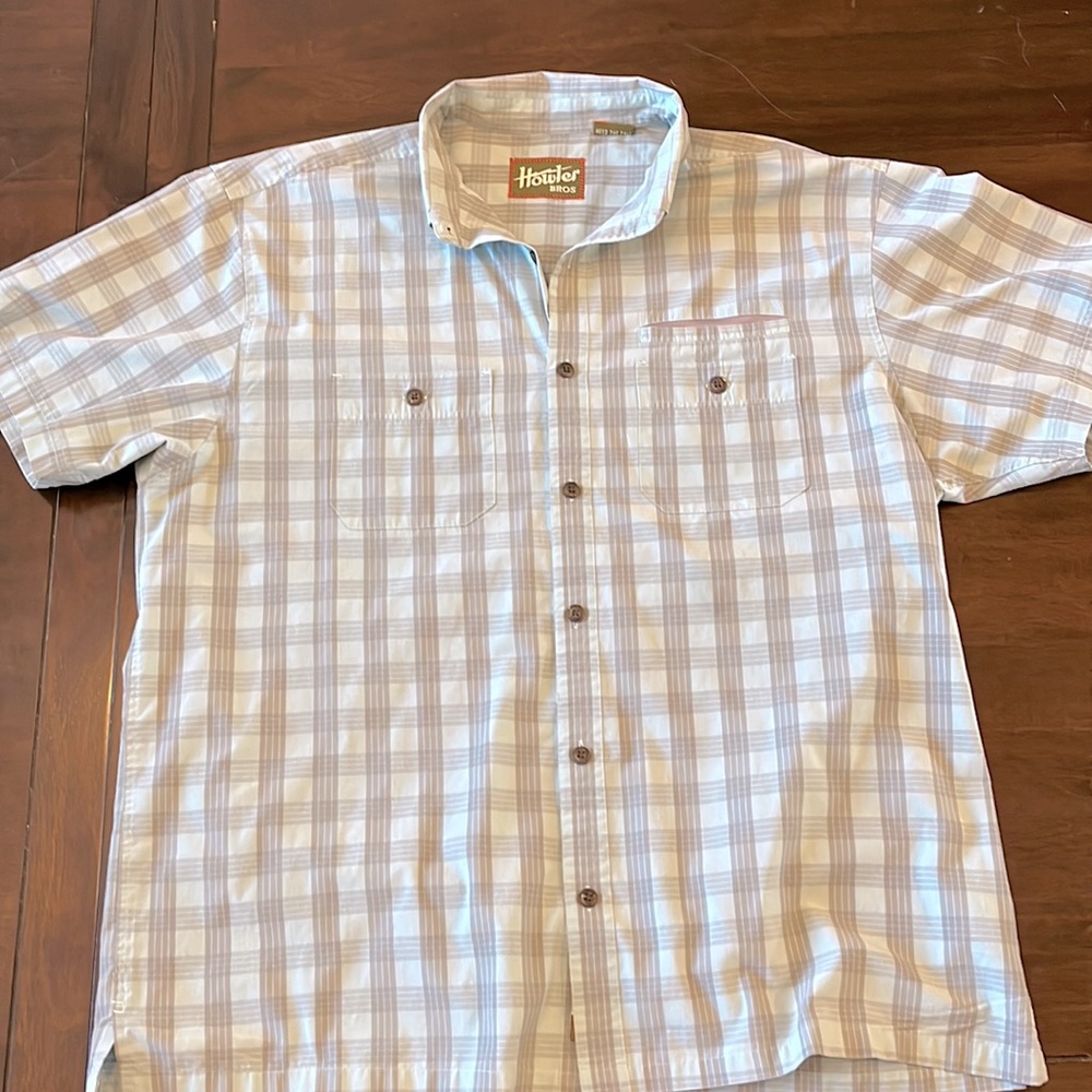 Howler Brothers, Size L, light green and grey pattern